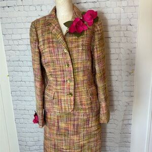 Women's Multicolor Tweed Jacket